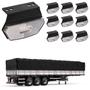 Imagem de 10 Lanterna Diamante Carreta LED Cristal c/ Supt. - Fio