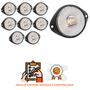 Imagem de 10 Lanterna Frontal Librelato LED Cristal 65mm c Sup e Conec