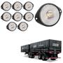 Imagem de 10 Lanterna Frontal Noma LED Cristal 65mm c/ Sup. - Conect.