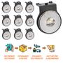 Imagem de 10 Lanterna Lateral Facchini LED Cristal 65mm C Sup. e Conec