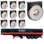 Imagem de 10 Lanterna Lateral Guerra LED Cristal 85mm c/ Sup. - Conect