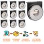 Imagem de 10 Lanterna Lateral Librelato LED Cristal 85mm c Sup e Conec