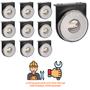 Imagem de 10 Lanterna Lateral Librelato LED Cristal 85mm c Sup e Conec