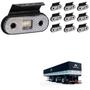 Imagem de 10 Lanterna Lateral Librelato LED Cristal c/ Supt - Fio