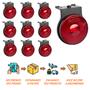 Imagem de 10 Lanterna Lateral Librelato LED Rubi 65mm c Suporte - Fio