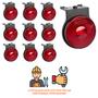 Imagem de 10 Lanterna Lateral Librelato LED Rubi 65mm c Suporte - Fio