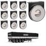 Imagem de 10 Lanterna Lateral Randon LED Cristal 85mm c/ Suporte - Fio