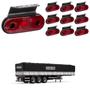 Imagem de 10 Lanterna Lateral Randon LED Rubi c/ Suporte - Fio