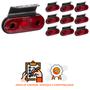Imagem de 10 Lanterna Lateral Randon LED Rubi c/ Suporte - Fio