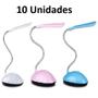 Imagem de 10 Luminaria Mesa Flexivel Sem Fio Led Mini Luz