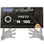 Imagem de 10 Luva Para As Mão Proteção Vinil Flex C100u Preta M