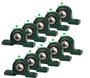 Imagem de 10 Mancal Pedestal Com Rolamento P210 50Mm