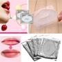 Imagem de 10 Máscaras Hidratante Labial Com Colágeno Lábios Ressecado