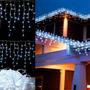 Imagem de 10 Metros Cascata Com 400 Lampadas Led Pisca Natal Cor Led:Branco Frio