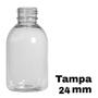 Imagem de 10 Mini Frasquinhos Pet 100ml Tampa Lacre Frasco Resistente