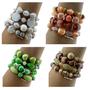 Imagem de 10 Mix Pulseiras com 10 cores - C/ 40 Un