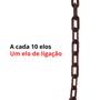 10 Mt Corrente Plástica Isola Calha Chuva Elo G Marrom - Ferreira Mold Imagem de 10 Mt Corrente Plástica Isola Calha Chuva Elo G Marrom