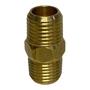 Imagem de 10 Niple Latão Duplo Adaptador Conexão Metal 1/4 X 1/4 Npt