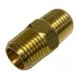 Imagem de 10 Niple Latão Duplo Adaptador Conexão Metal 1/4 X 1/4 Npt