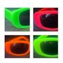 Imagem de 10 Óculos Com Lente Cores Neon Brilha No Escuro Luz Negra