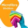 Imagem de 10 Pano Mágico Microfibra Flanela Seco Anti-risco 30x30cm