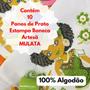 Imagem de 10 Panos de Prato Artesanato Boneca Mulata Saia Croche 100% Algodão