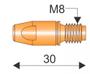 Imagem de 10 Pcs Bico Contato X 30mm M8 Cu-cr-zr Ma-141 Tocha Mig