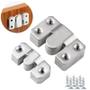 10 Peças de Conectores para Pendurar Quadros - Suporte de Montagem Embutido Imagem de 10 Peças de Conectores para Pendurar Quadros - Suporte de Montagem Embutido