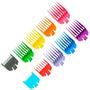 10 Pentes Kit 1 Ao 8 + Pente De Disfarce Profissional - Clipper Guides Imagem de 10 Pentes Kit 1 Ao 8 + Pente De Disfarce Profissional