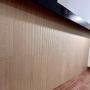 10 Placas Painel Ripado De Madeira em MDF Decorativa Autocolante 3mm - Belo Papel de Parede Imagem de 10 Placas Painel Ripado De Madeira em MDF Decorativa Autocolante 3mm