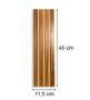 Imagem de 10 Placas Painel Ripado De Madeira em MDF Decorativa Autocolante 6mm