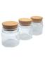 Imagem de 10 Potes De Vidro 150Ml Com Rolha Temperos E Lembrancinhas