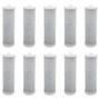 Imagem de 10 Refil Filtro Carbon Block 9 3/4  Com Rosca