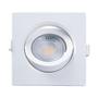 Imagem de 10 Spot De Led Embutir Par20 Quadrado 7W 4000K Taschibra