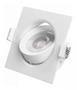 Imagem de 10 Spot Led Quadrado Direcional 5W Branco Quente 3000k Biv