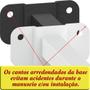 Imagem de 10 SUPORTES REFLETOR BASE RETA BRAÇO 80 cm 10 Cjts