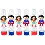 Imagem de 10 Tubetes Mulher maravilha + Super Man baby - Envio Imediato