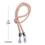Imagem de 10 Unidades de Cordão com Pingente Cristal com Detalhe Prata