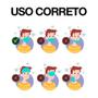 Imagem de 10 Unidades Máscaras Descartáveis KSN PFF2 Com Clipe Nasal