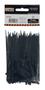 Imagem de 100 Abraçadeiras Nylon Cinta Plástica 2,5x100mm na cor preta