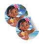 Imagem de 100 Adesivos Redondo 5cm Festa Moana Baby