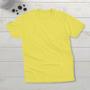 Imagem de 100% Algodão - Camiseta Camisa Masculino Feminino Amarelo Canário Casual