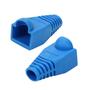 Imagem de 100 Capas Azul RJ45 Cat5, Cat5e, Cat6