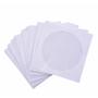 Imagem de 100 Envelopes p/CD e DVD c/Visor Transparente - Cor BRANCO