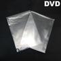 Imagem de 100 Envelopes Plástico Liso Transparente Embalar Dvd com Encarte Saquinho Sem Aba Sem Cola 14x19cm