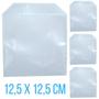 Imagem de 100 Envelopes Plástico Transparente Liso Saquinho Embalar Mídia Cd/dvd Com Aba Sem Cola 12,5x12,5cm