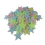 Imagem de 100 Estrelas de PVC Que Brilham No Escuro 3d Adesivo De Parede Neon Fluorescente Para Teto Quarto