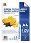 Imagem de 100 Folhas Papel Fotografico Matte adesivo 128gr X colour  a prova d'água 