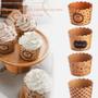 Imagem de 100 Forminhas para Cupcake em Papel Kraft - Embalagem para Doces