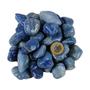 Imagem de 100 grs Quartzo Azul Pedra Rolada  Semi Preciosas 3-5 Grande